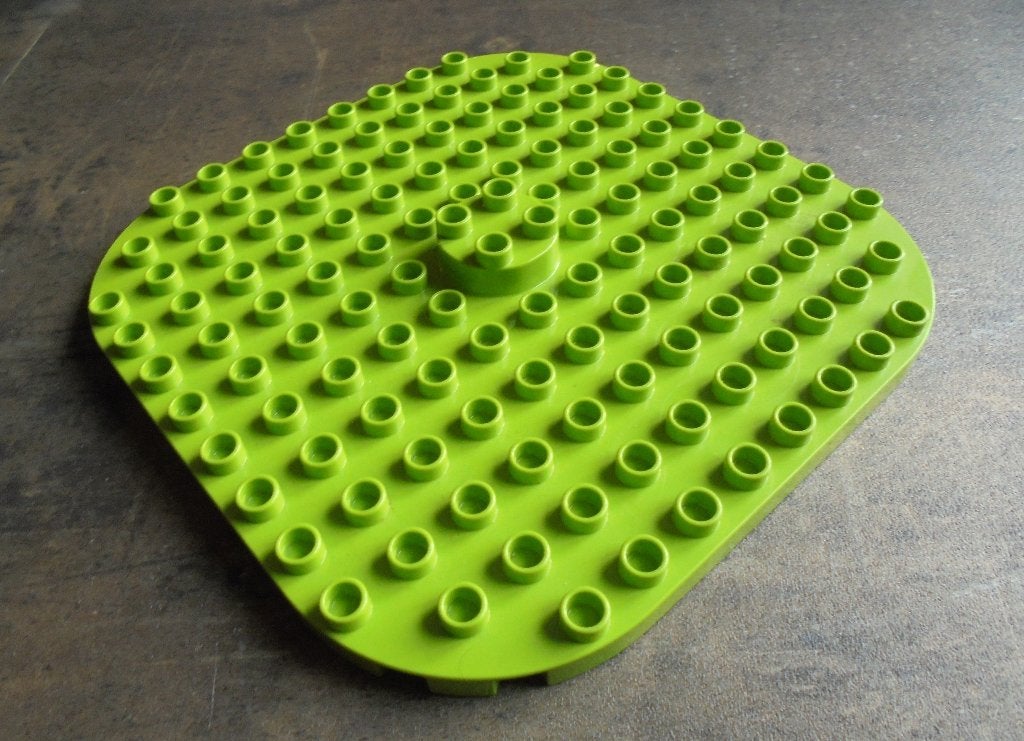 Lego Duplo Baseplate 12x12 (zie foto's) 2, Ophalen of Verzenden, Gebruikt, Losse stenen, Duplo