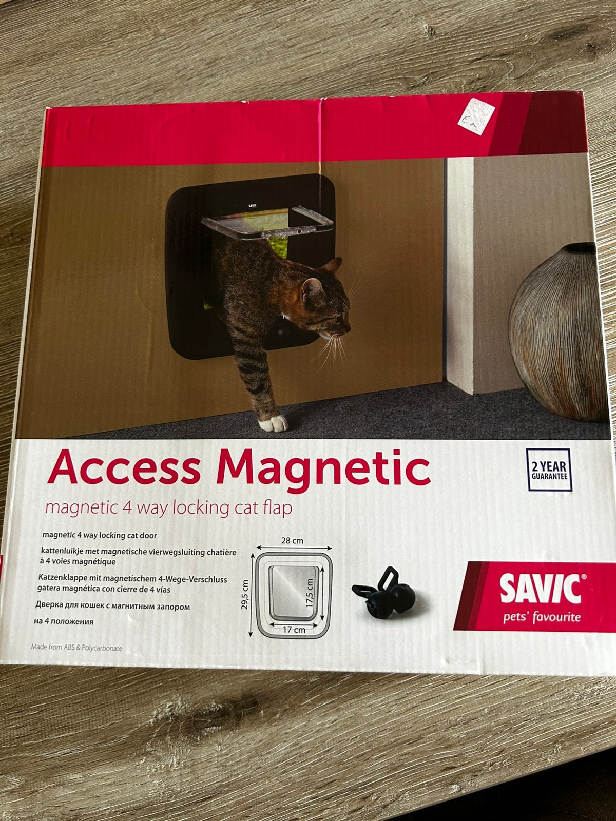 Savic access magnetic kattenluik nieuw, Dieren en Toebehoren, Katten-accessoires, Ophalen, Zo goed als nieuw