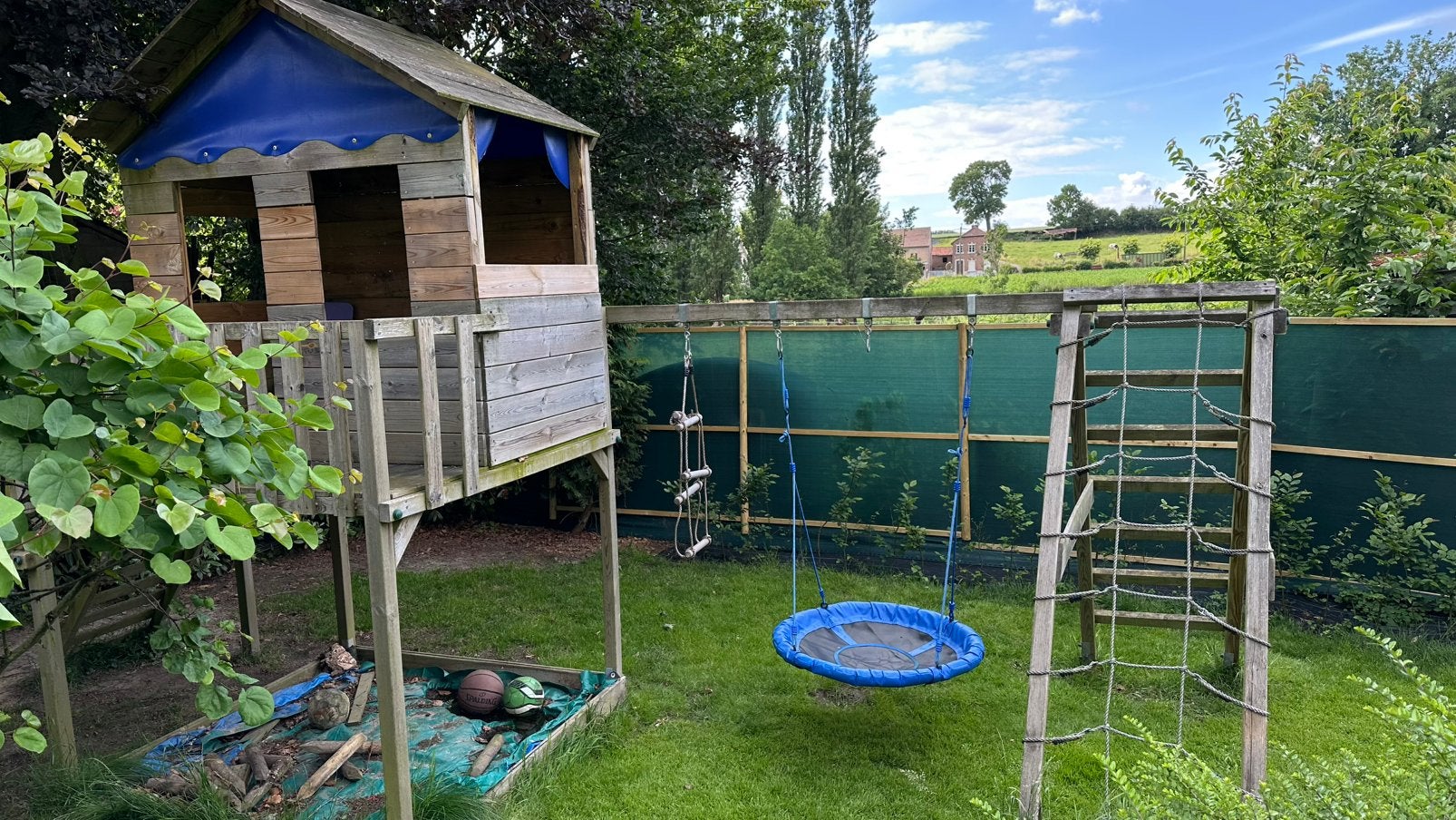 🚨Faire offre 🚨 Aire de jeux en bois WICKEY Smart Ocean, Enlèvement, Utilisé, Balançoire