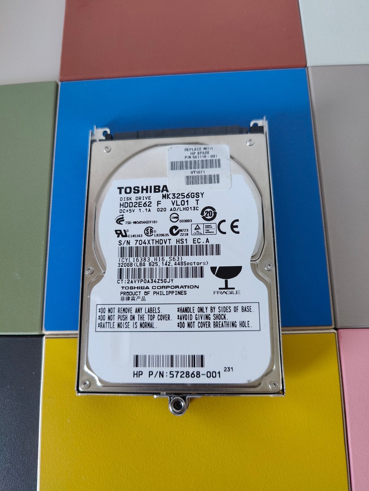 HDD SATA voor laptop... 320 GB, Computers en Software, Harde schijven, Ophalen of Verzenden, Laptop, SATA, HDD