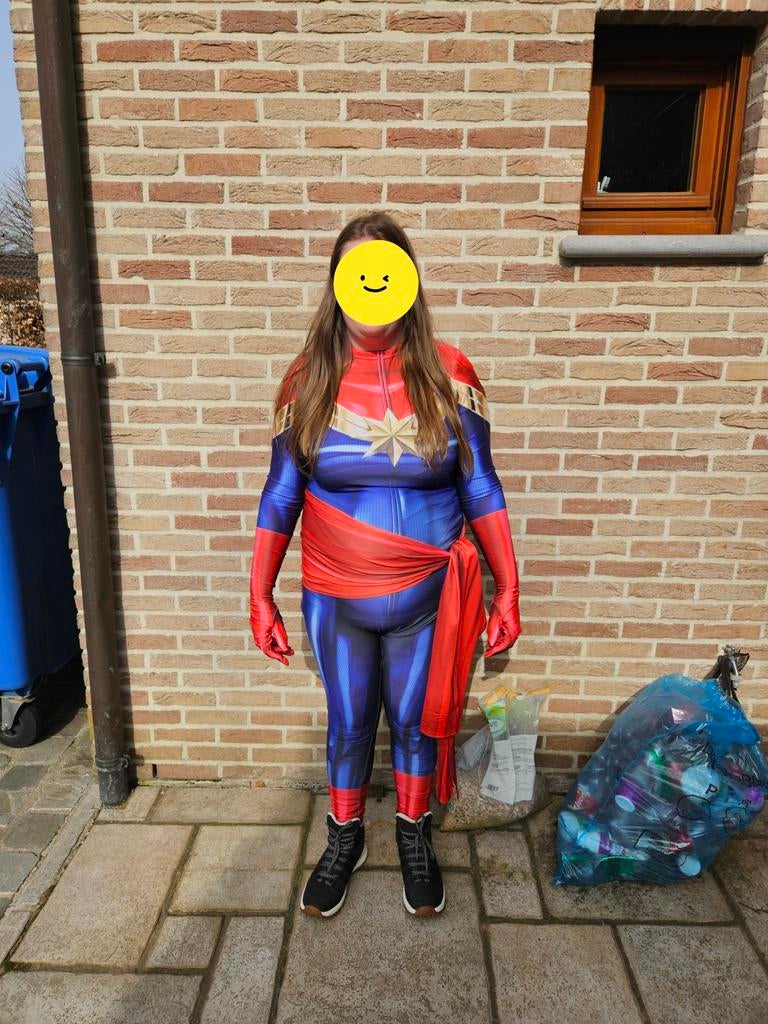 Captain America vrouw, Kleding | Dames, Carnavalskleding en Feestkleding, Ophalen of Verzenden