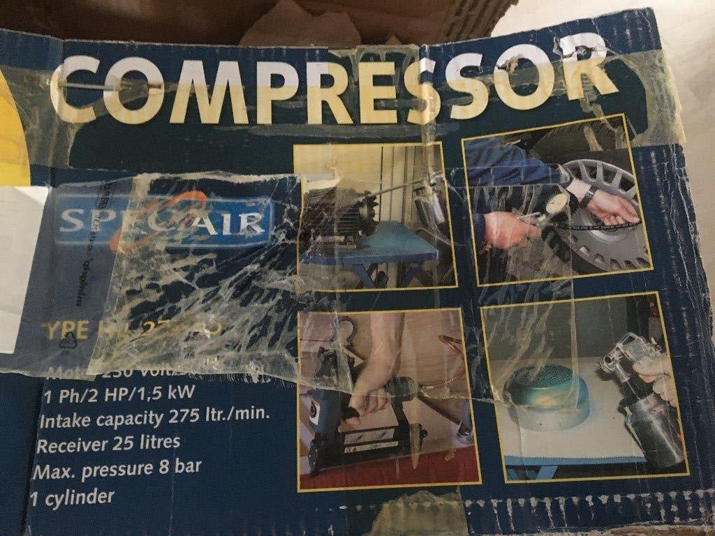 Compressor+ toebehoren, Doe-het-zelf en Bouw, Compressors, Ophalen, Zo goed als nieuw