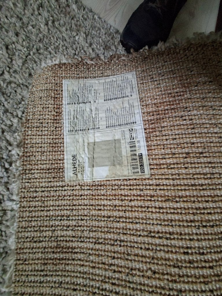 Tapijt beige, Ophalen, Gebruikt, 100 tot 150 cm, Beige