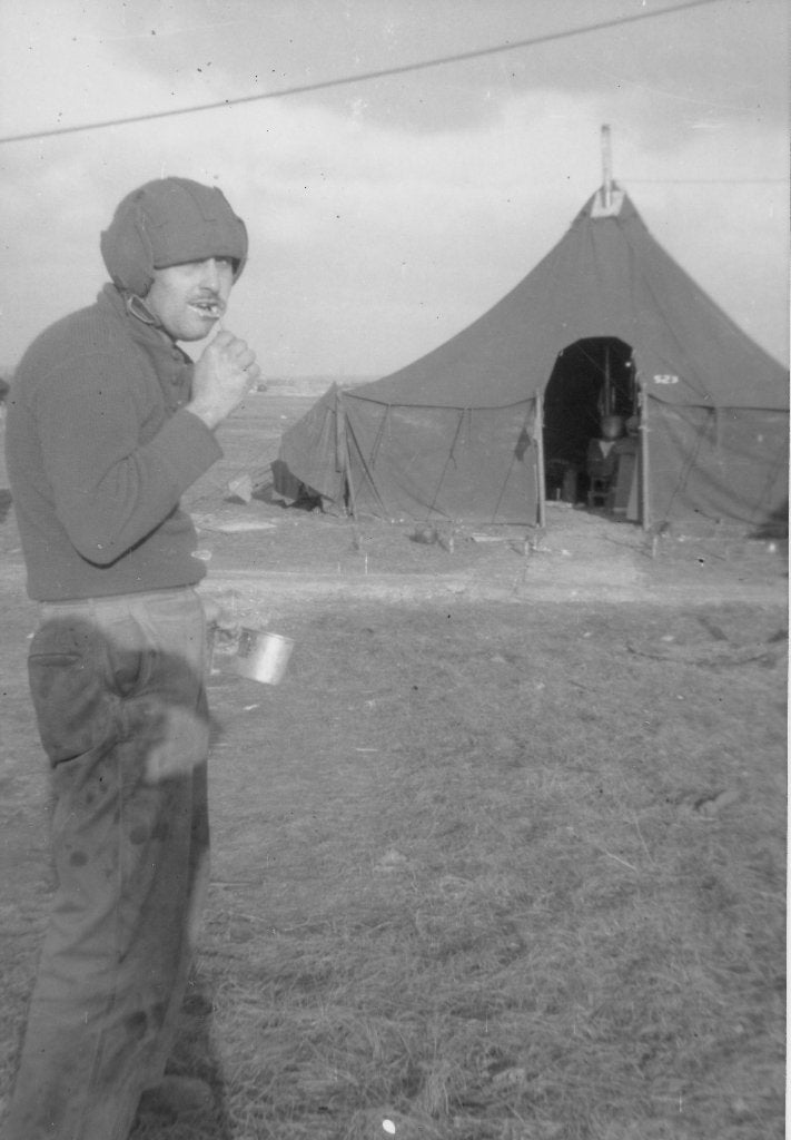 5 repro-foto's - Amerikaanse GI in Europa - WO2, Ophalen of Verzenden