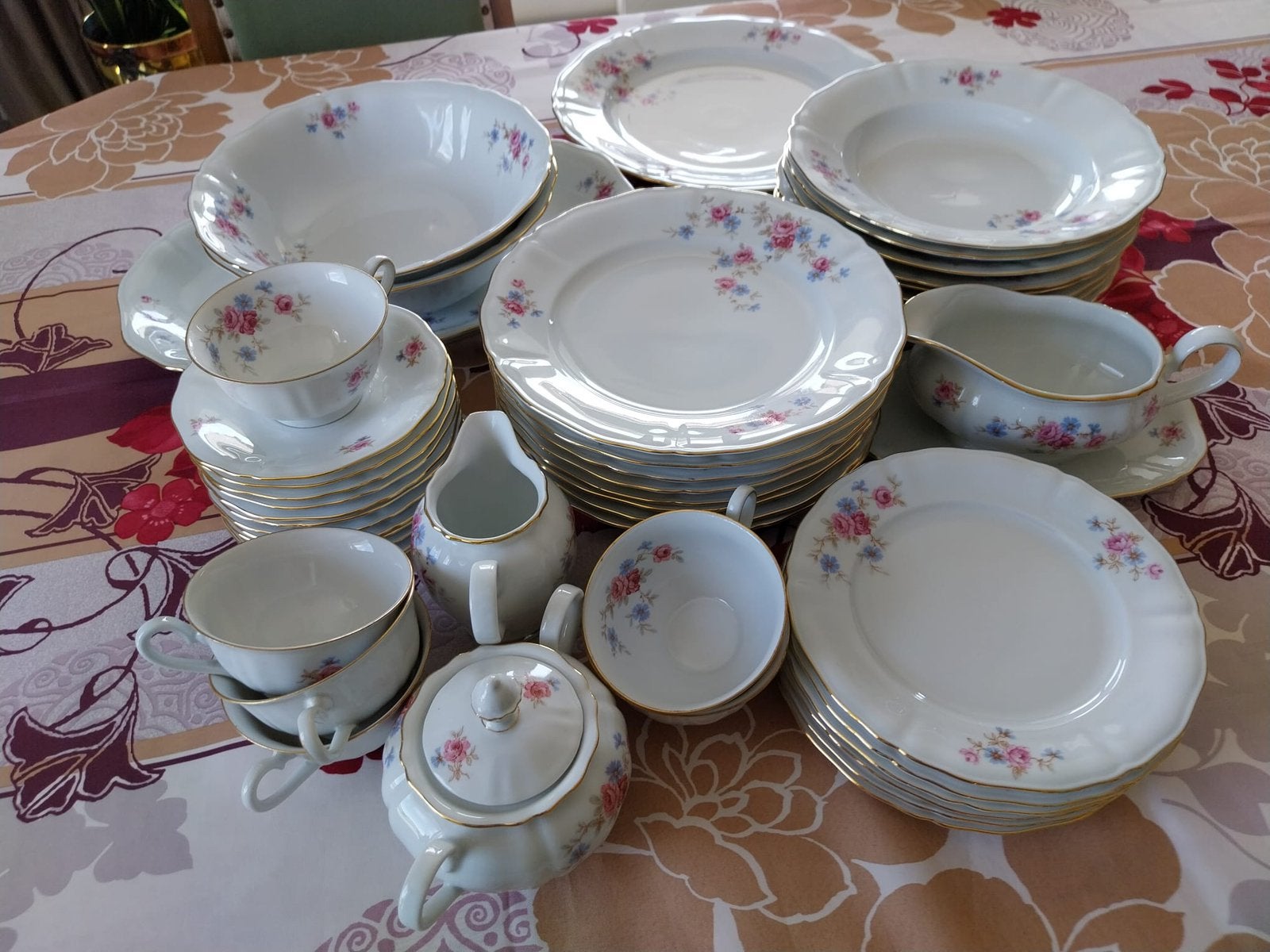 12-delig servies, Ophalen