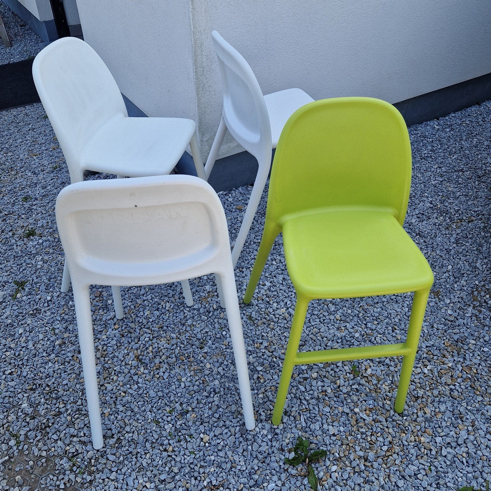 Ikea urban kinderstoel . Voor binnen of buiten . 4 beschikba, Tuin en Terras, Tuinstoelen, Kunststof, Stapelbaar, Ophalen