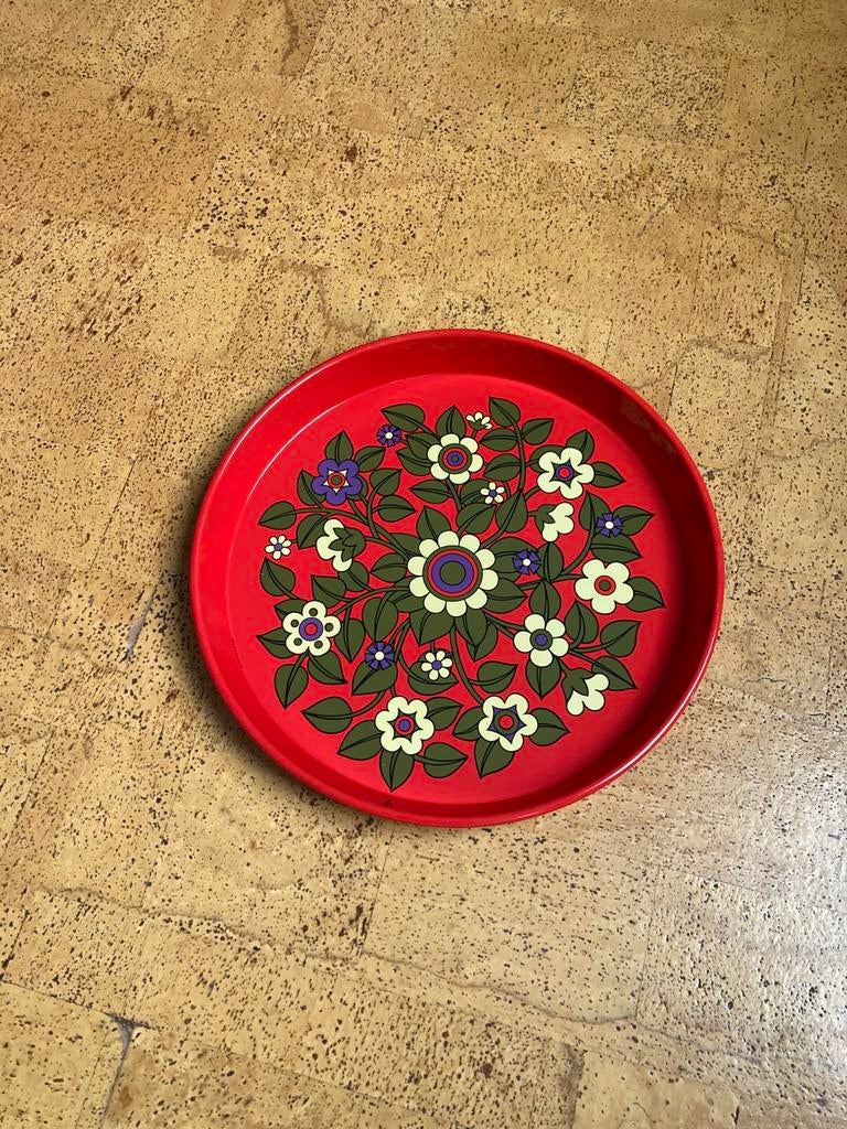 Dienblad Worcester Ware, Huis en Inrichting, Ophalen of Verzenden, Gebruikt, Rond, Metaal