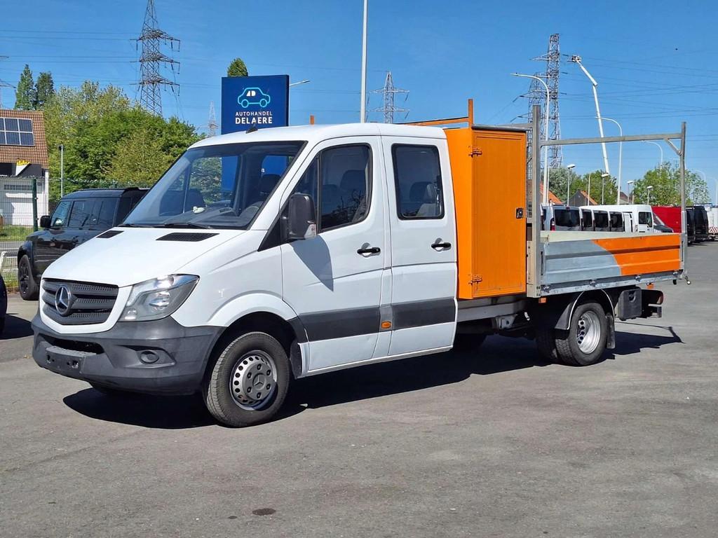Mercedes-Benz Sprinter 516cdi 2.2d 6pl Pick-up euro6 (16116N, Auto's, Gebruikt, Euro 6, 4 cilinders, Wit