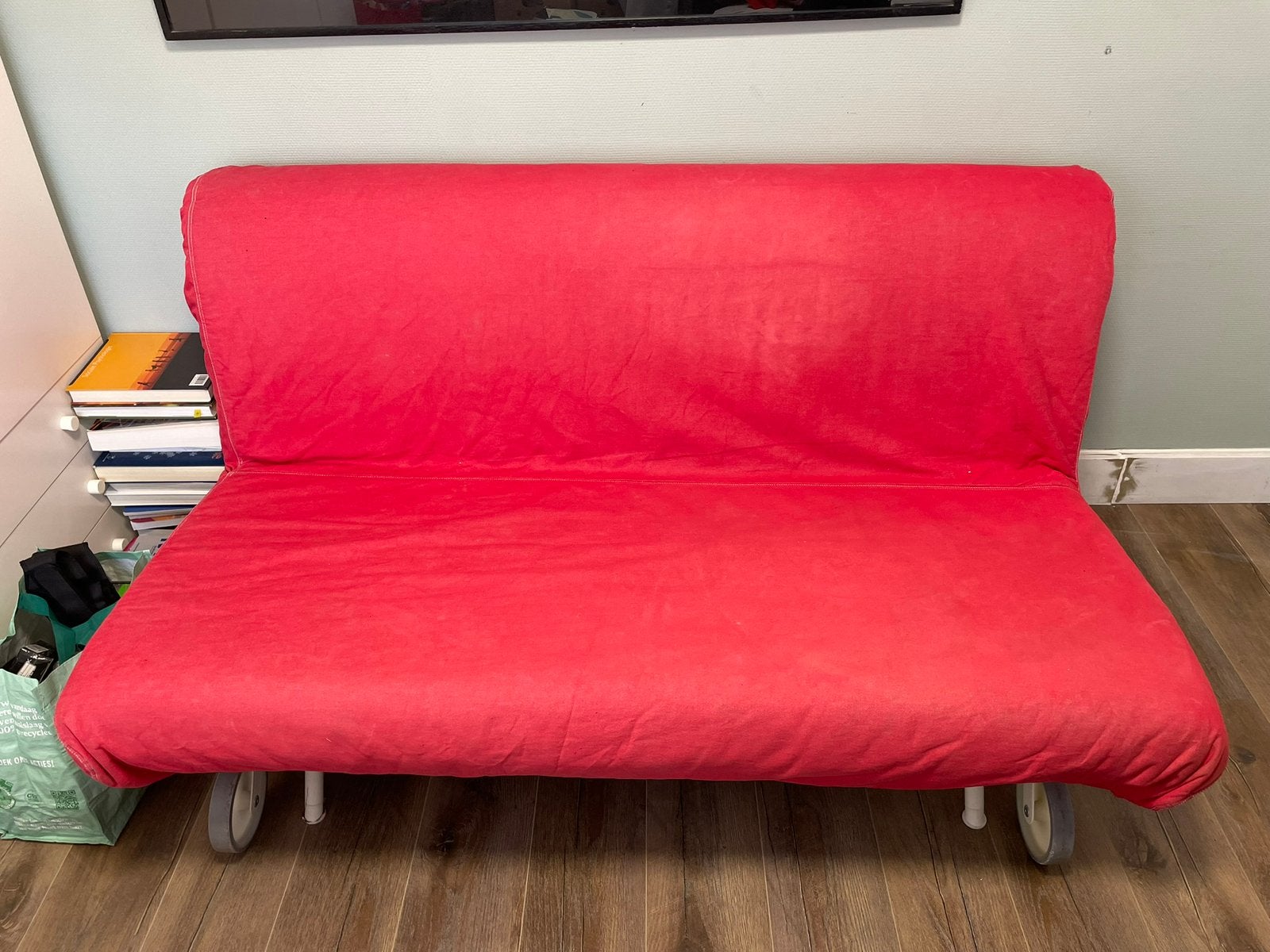 2 zits zetel ikea zeer goede staat! Snel weg wegens verhuis, Ophalen, Tweepersoons, Zo goed als nieuw, 200 cm