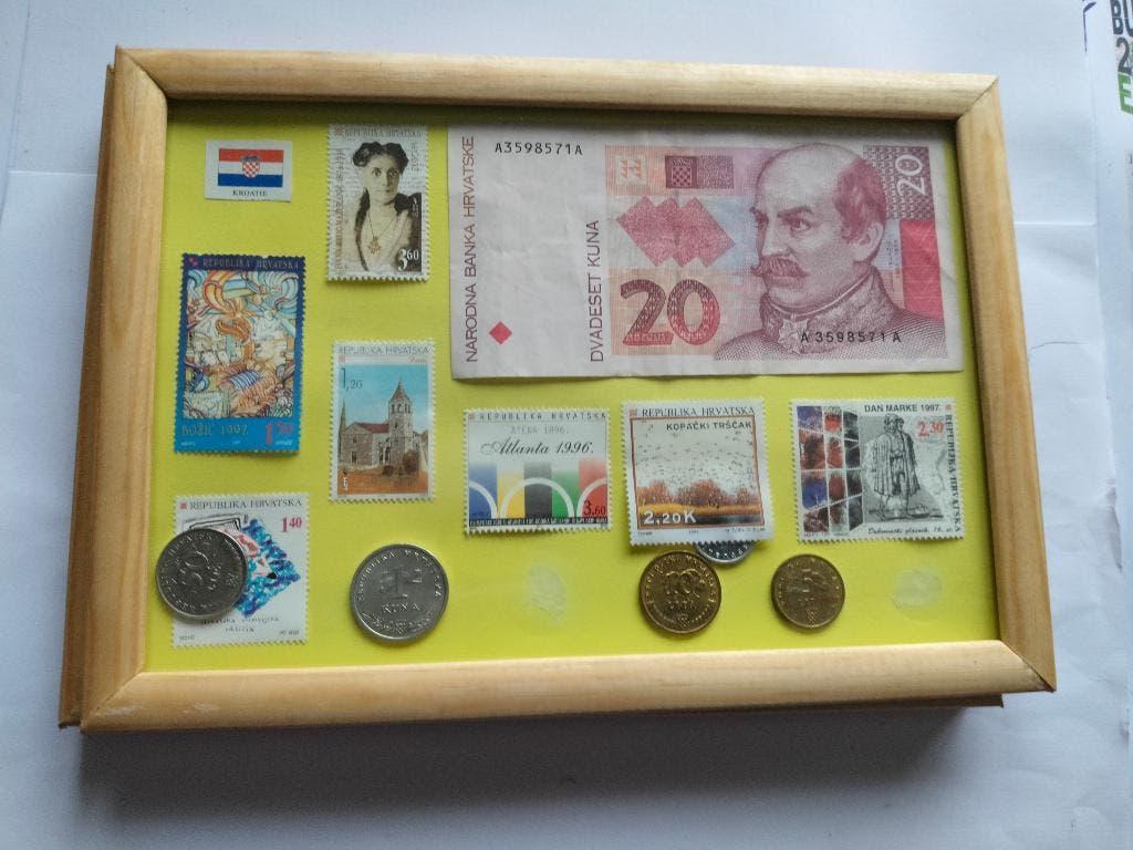 postzegels, munten , Kroatie, Postzegels en Munten, Ophalen of Verzenden, Overige landen, Setje