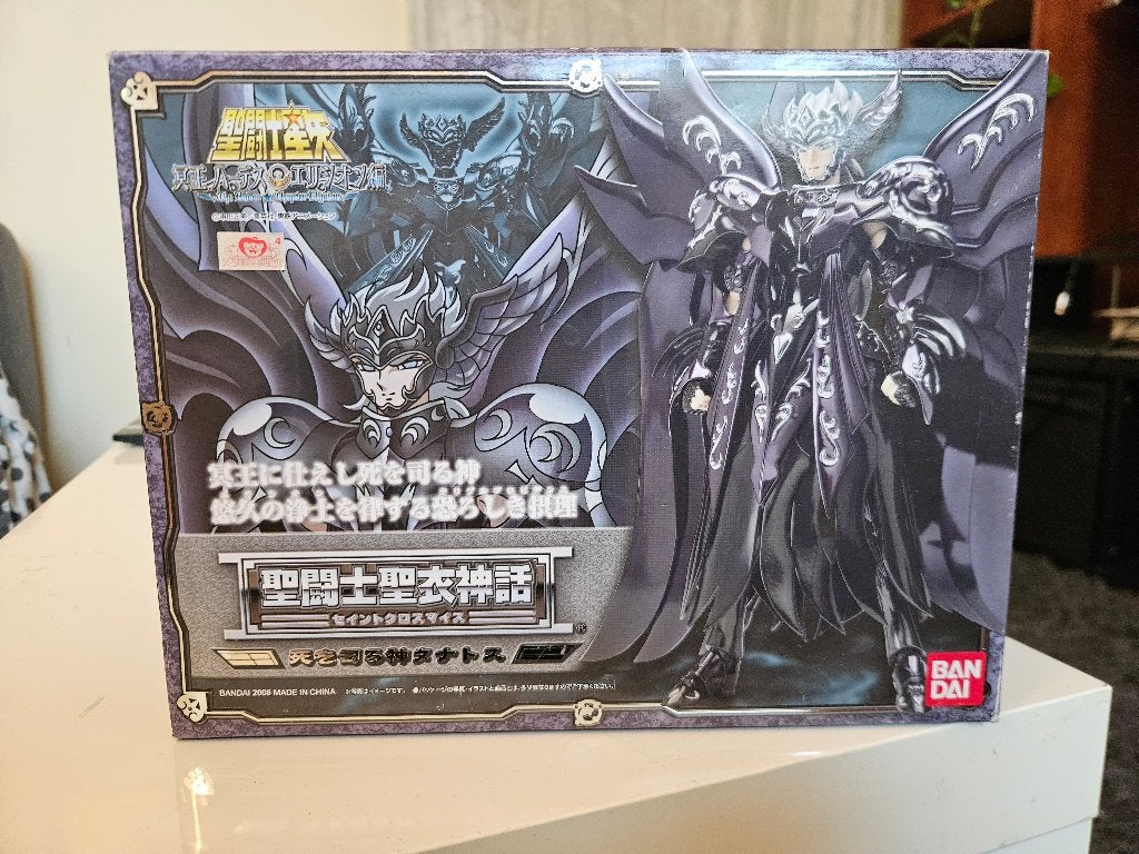 Saint Seiya Myth Cloth - Thanatos God Cloth (+ hokje), Ophalen of Verzenden, Zo goed als nieuw, Fantasy