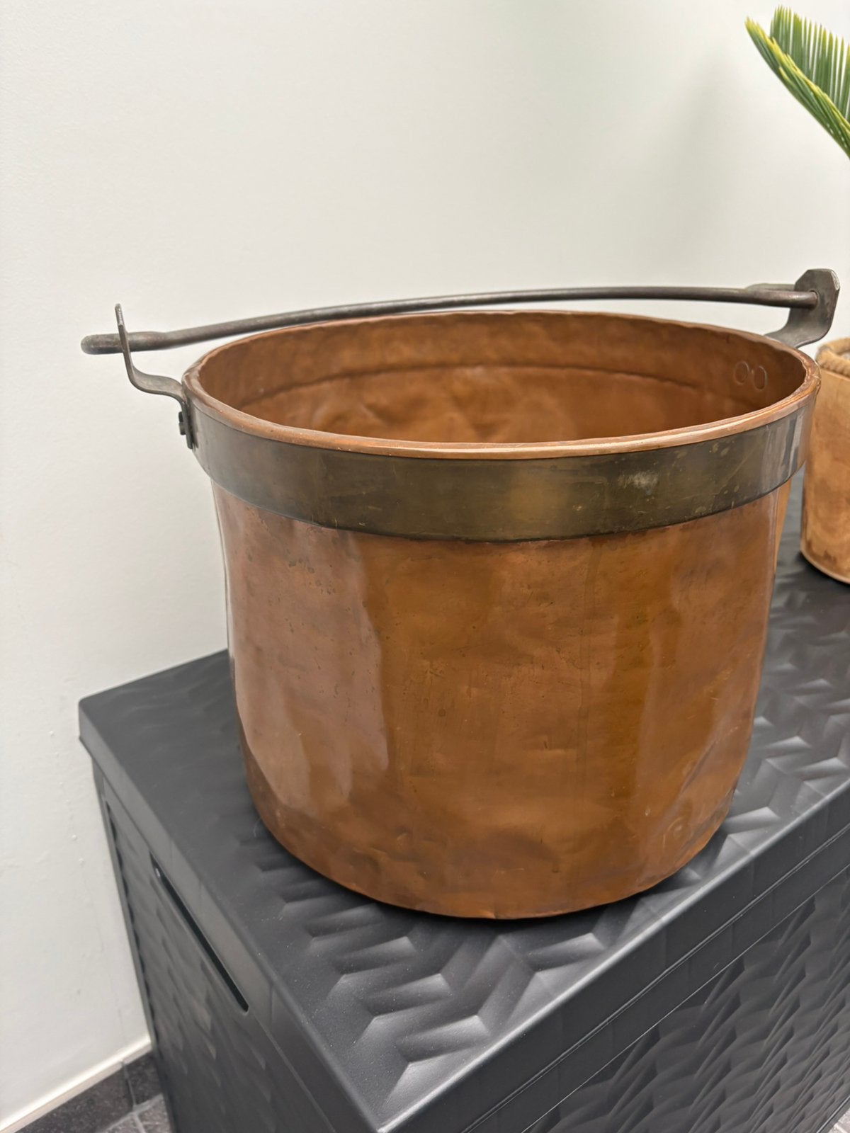 Koperen ketel – zuiver koper – Ø 37 cm – decoratief/vintage, Ophalen, Koper
