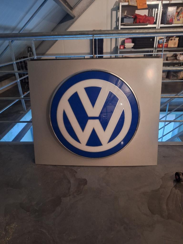 Lichtbak lichtreclame vw, Ophalen, Zo goed als nieuw, Lichtbak of (neon) lamp