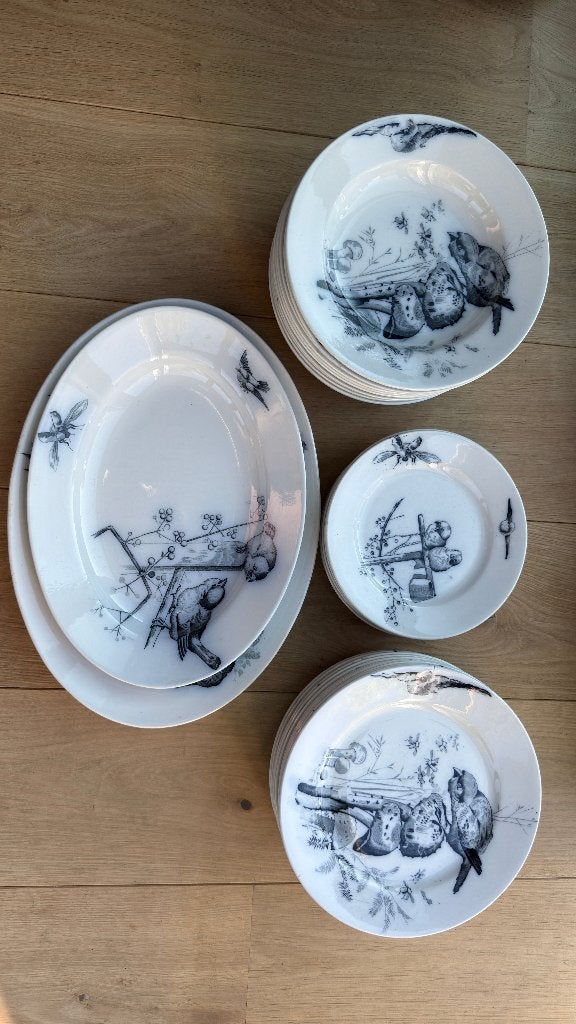 Prachtig Antiek Servies – Petrus Regout Maastricht "PLATA", Huis en Inrichting, Keuken | Servies, Ophalen, Gebruikt, Overige merken