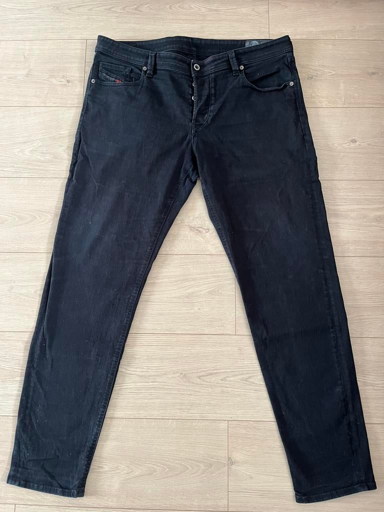 Diesel Larkee broek jeans spijkerbroek W40 L34 stretch, Ophalen of Verzenden, Zo goed als nieuw, Zwart, W40 - W42 (confectie 56/58)