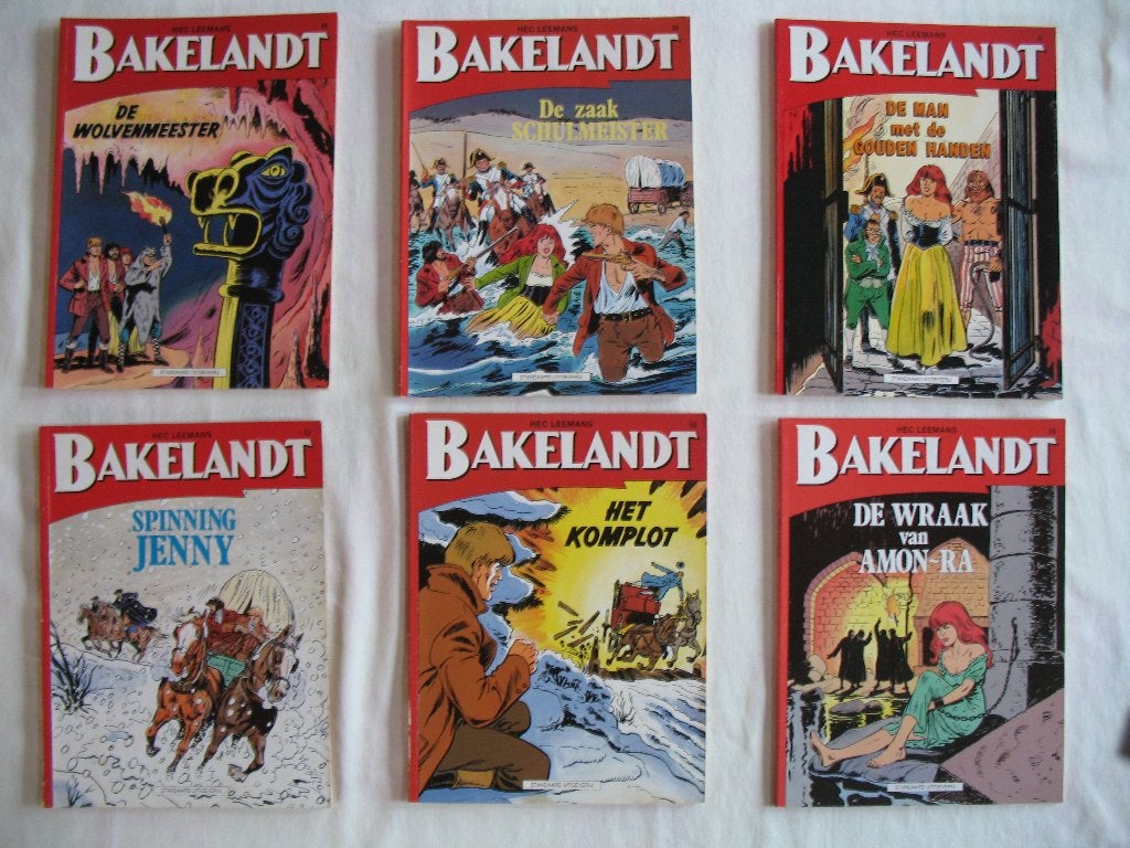Bakelandt, 1ste druk, rode reeks, Boeken, Meerdere stripboeken, Ophalen of Verzenden, Zo goed als nieuw