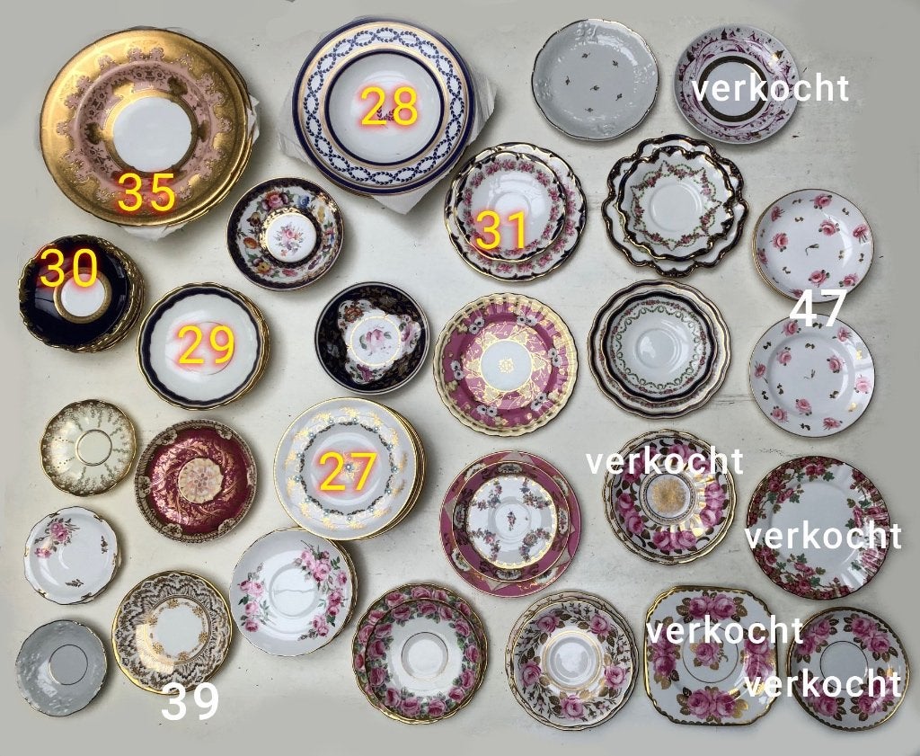 LOT - Antiek China Bone / ongeveer 142 stuks., Antiek en Kunst, Ophalen