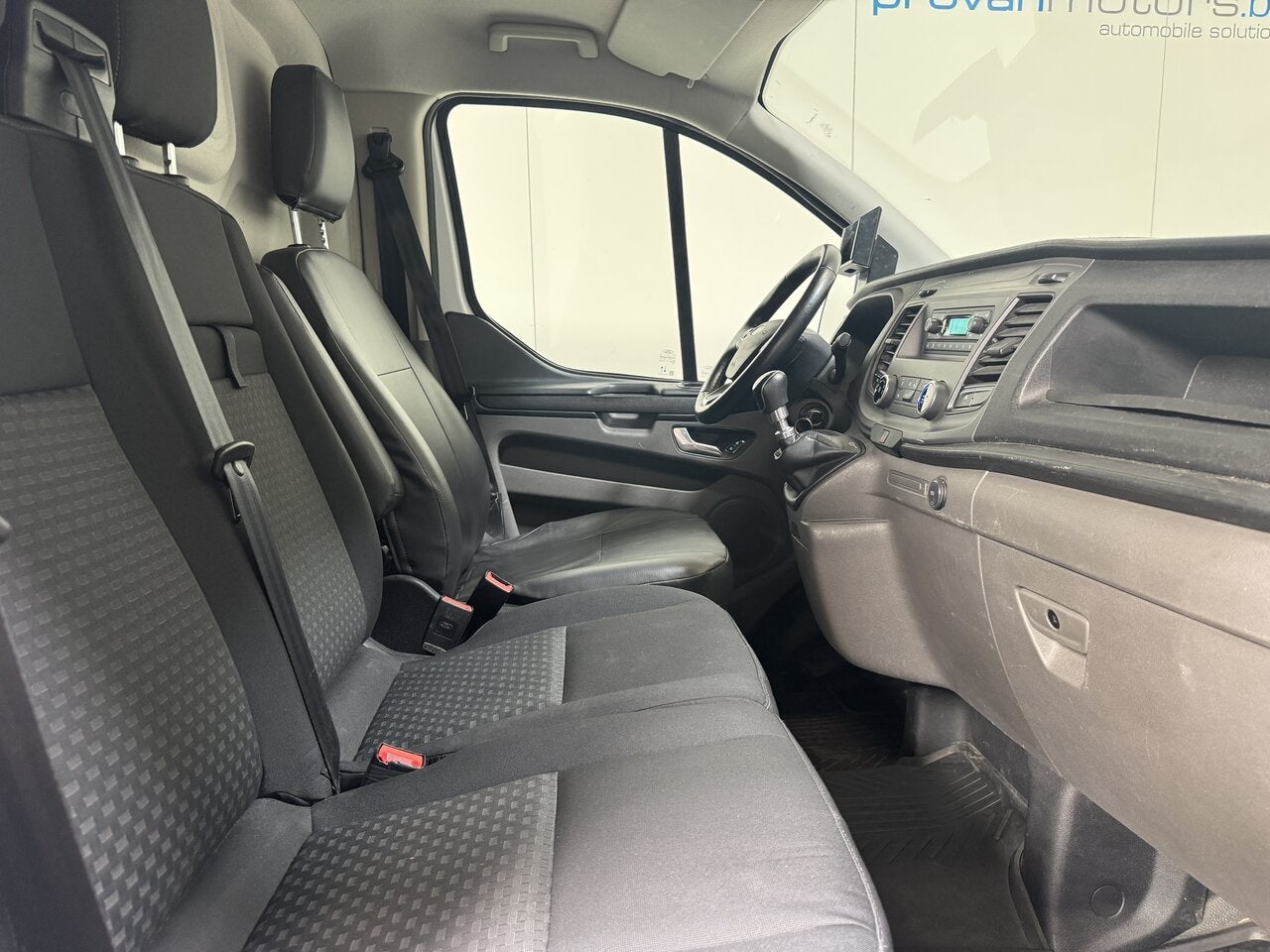 Ford Transit Custom 2.0d Man. - 3pl - Lichte Vracht - Airco, Auto's, 1995 cc, Euro 6, 0 kg, Wit