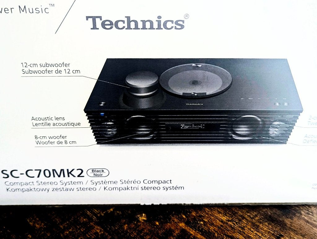 Technics OTTAVA f SC-C70MK2 – État neuf – Utilisé 2 fois, TV, Hi-fi & Vidéo, Enlèvement, Comme neuf, Lecteur CD, Autres marques
