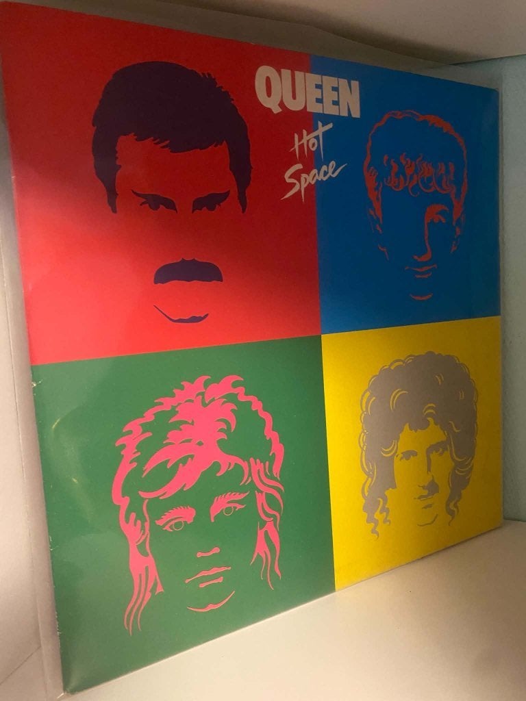 Queen – Hot Space (1982) | LP Europe (J), LP, Utilisé, Envoi, Avec pochette intérieure