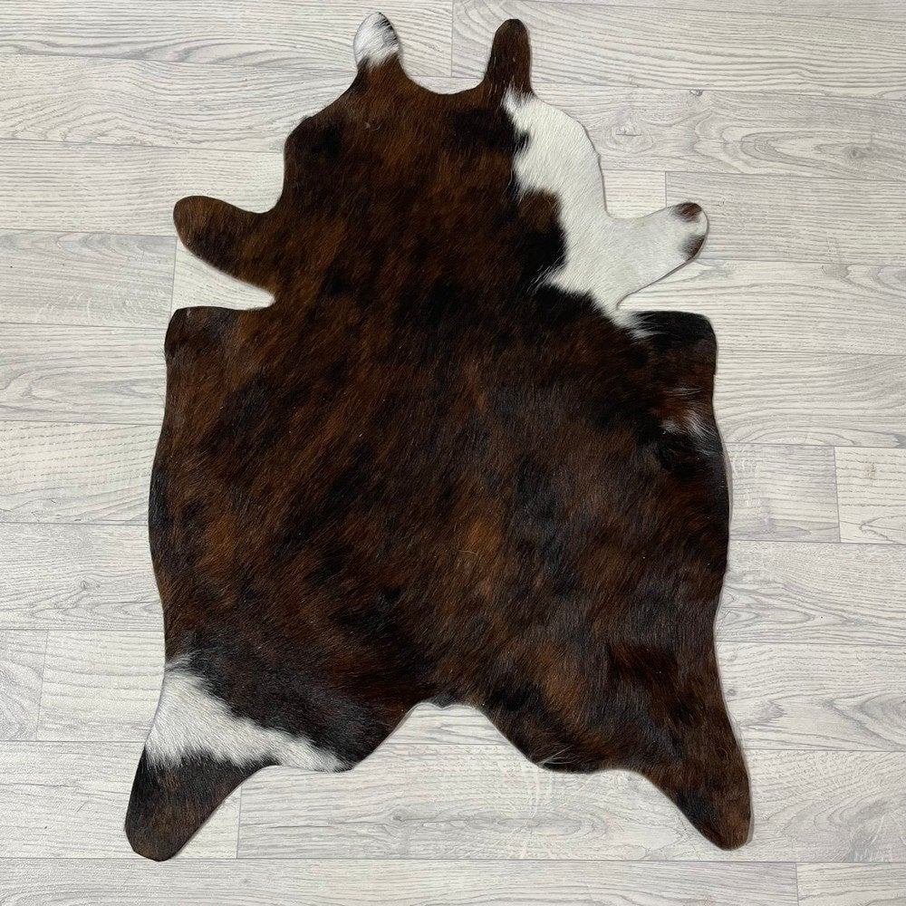 Mini koeienhuid bruin wit zwart 90x60cm #414 | Lederstore, Neuf, Tapisserie murale, Multicolore, Matériau naturel