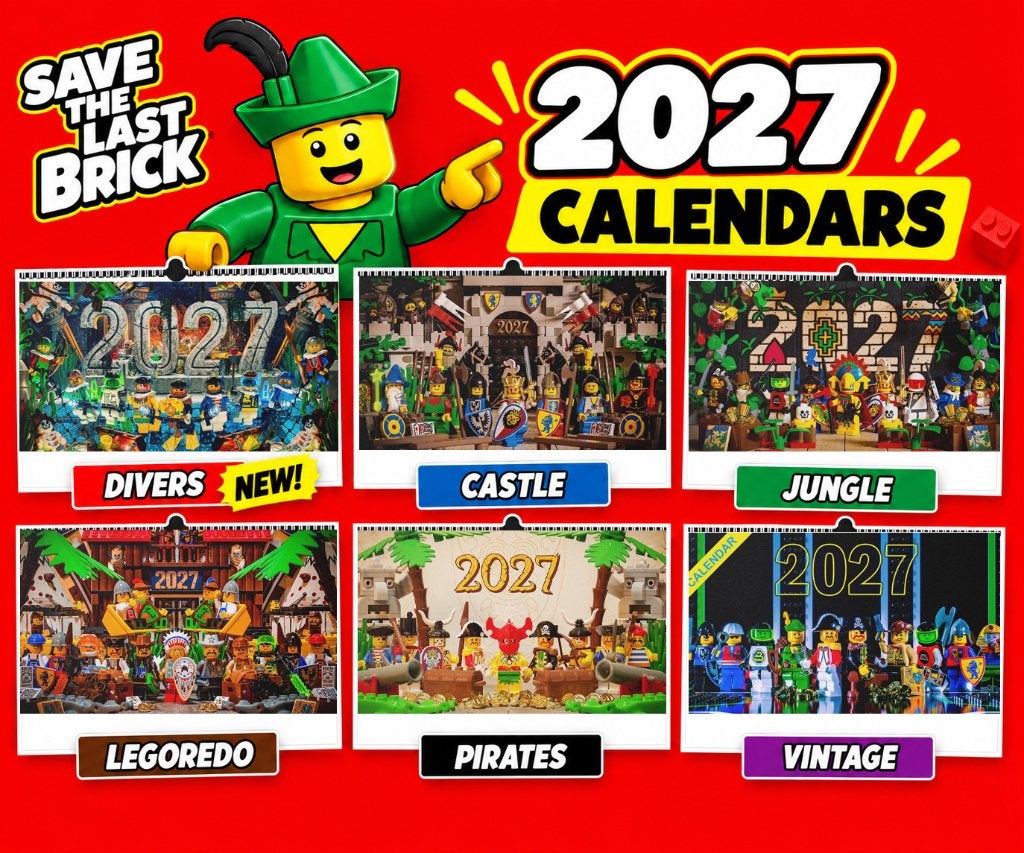 Calendrier LEGO A3 2027 créé par des fans — 6 versions, Divers, Enlèvement ou Envoi, Calendrier annuel, Neuf