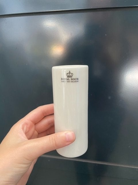Royal Boch Pieter Stockmans Champagne Mug - Ivory - NIEUW, Neuf, Enlèvement ou Envoi, Mug, Vintage