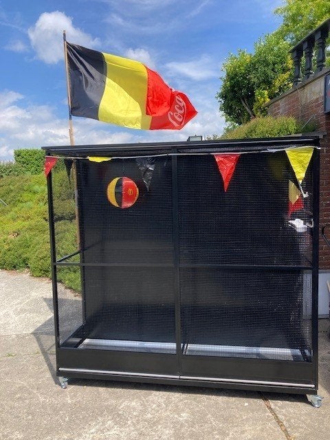 Aluminium volières op maat., Dieren en Toebehoren, Ophalen, Nieuw, Aluminium, Volière