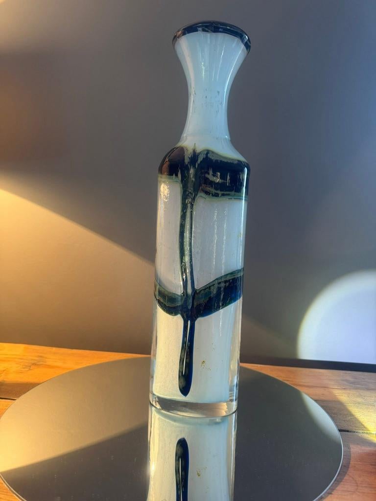 Superbe Vase Louis Leloup/ Samuel Herman Val Saint Lambert, Antiquités & Art, Enlèvement ou Envoi