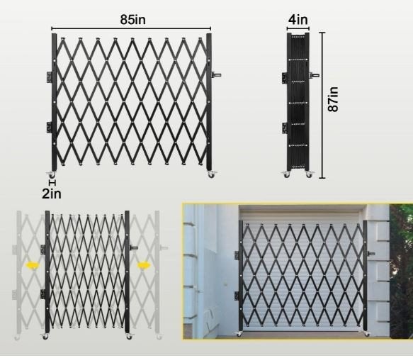 Veiligheidshek 0,1-2,16m br, afsluiting, winkel, inkom NIEUW, Ophalen, Nieuw