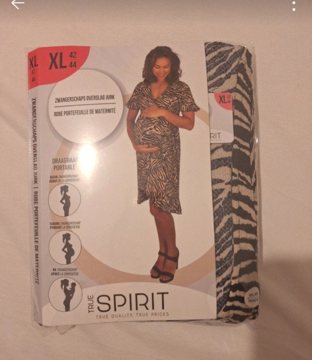 Zebra XL wikkeljurk voor zwangerschap, Kleding | Dames, Zwangerschapskleding, Ophalen of Verzenden