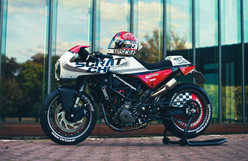 husqvarna 401 caferacer unique, 401 cm³, 1 cylindre, Sport, Neuf