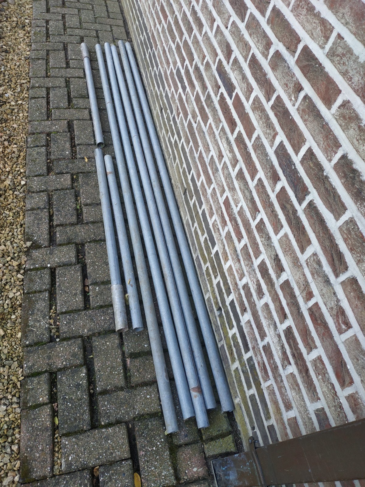 ijzeren buizen  zie omschrijving, Doe-het-zelf en Bouw, Ophalen