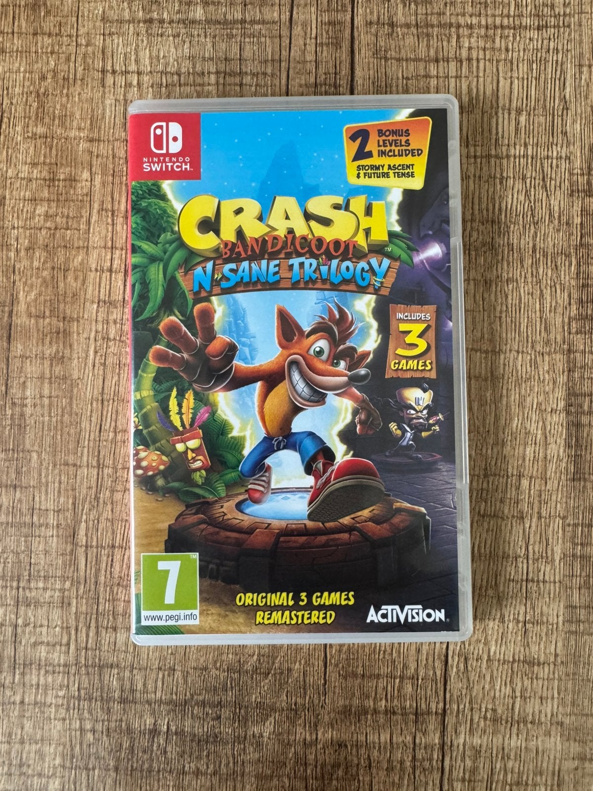 Crash Bandicoot N-Sane Trilogy, Enlèvement, Comme neuf