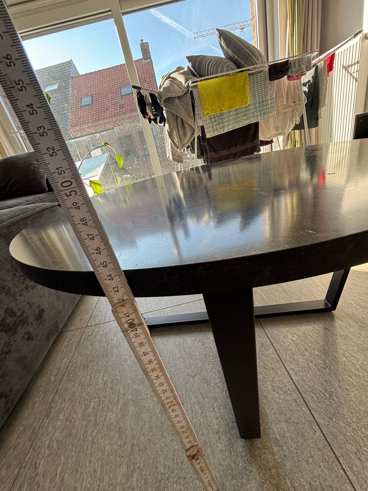 Salontafel, Ophalen, Gebruikt, Rond, 50 tot 100 cm