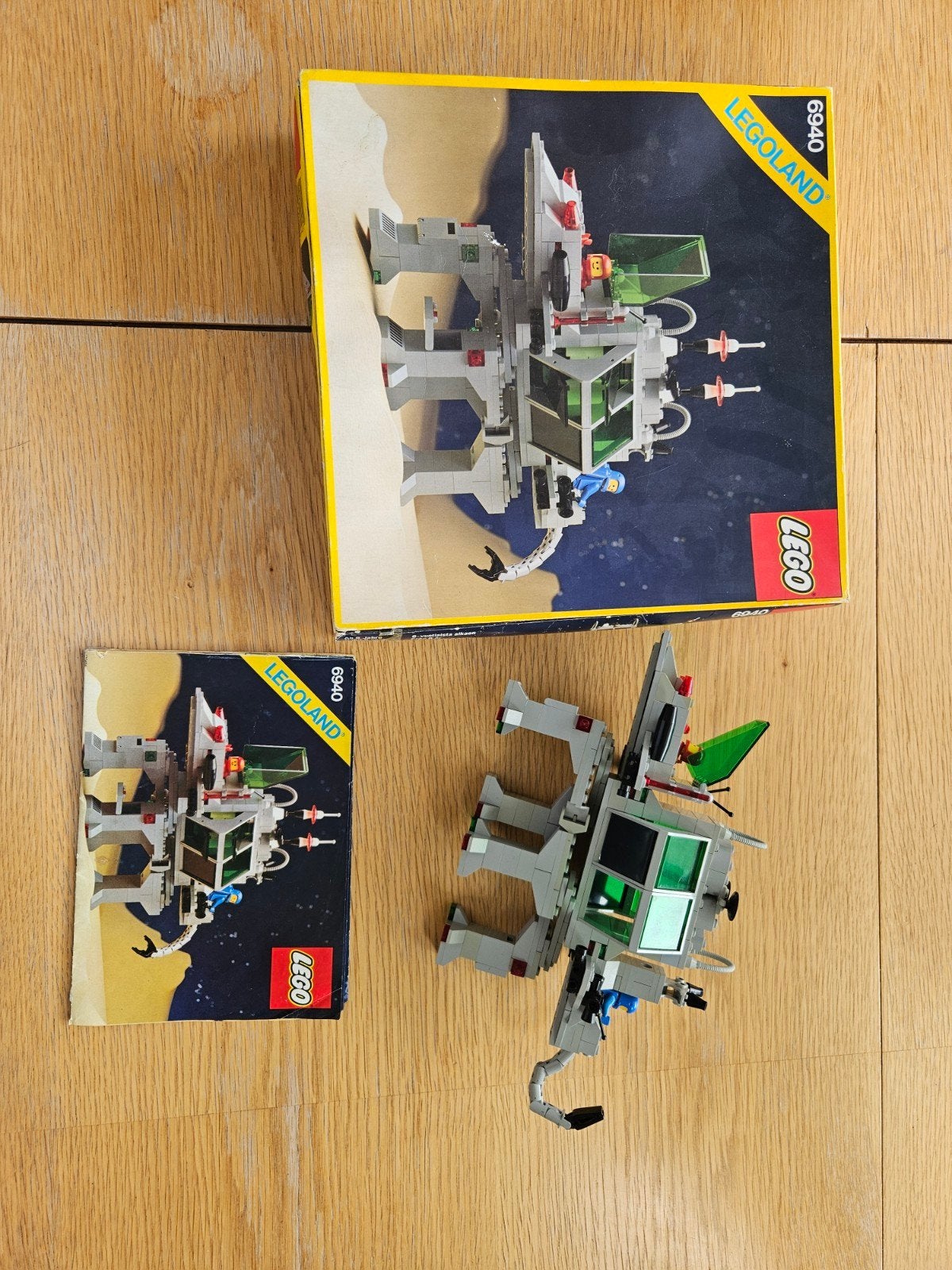 LEGO 6940 Alien Moon Stalker, set, doos, inlay en instructie, Ophalen of Verzenden, Lego