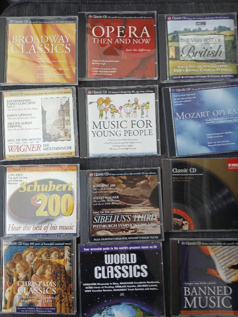 14 delige set klassieke muziek CD's, Ophalen