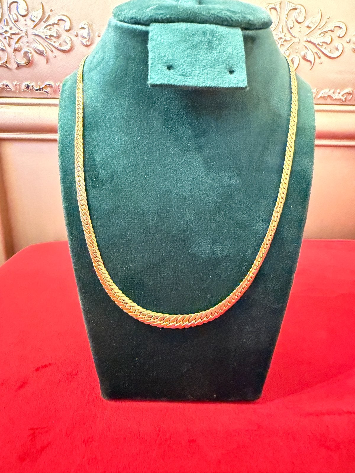 Collier en or 18 carats, Bijoux, Sacs & Beauté, Enlèvement, Comme neuf, Or, Or