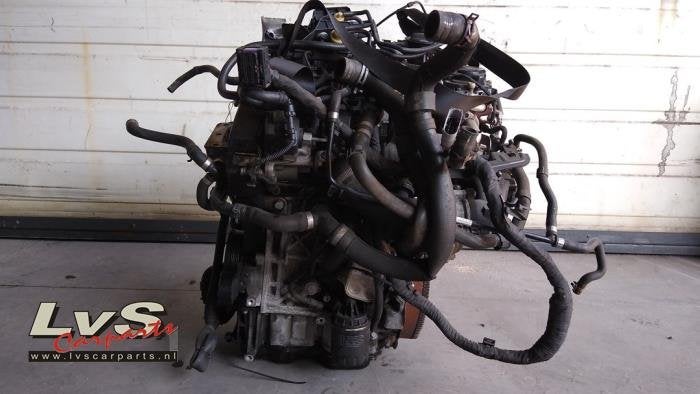 Motor van een Volkswagen Polo, Gebruikt, -, Volkswagen, -