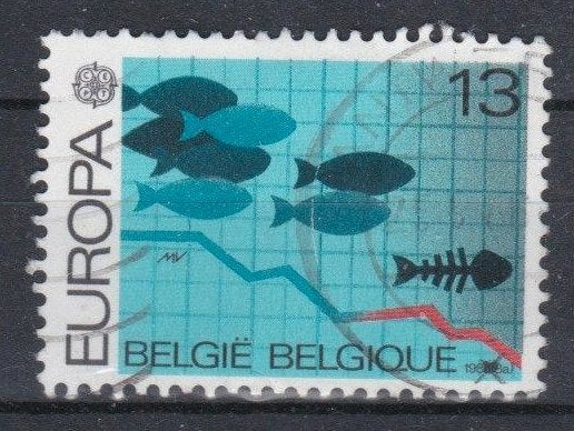 Belge 1986, numéro 2211, Envoi, Oblitéré