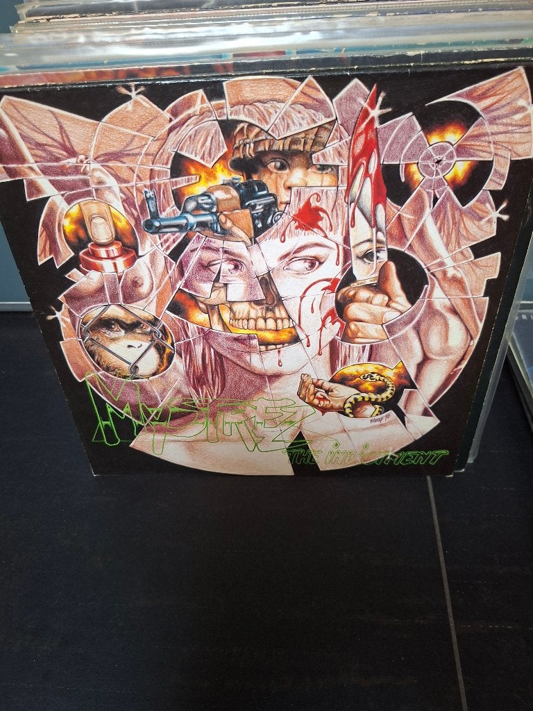lp - mystrez - the indictment - vak 10, Cd's en Dvd's, LP, Thrash metal, Ophalen of Verzenden, Zo goed als nieuw