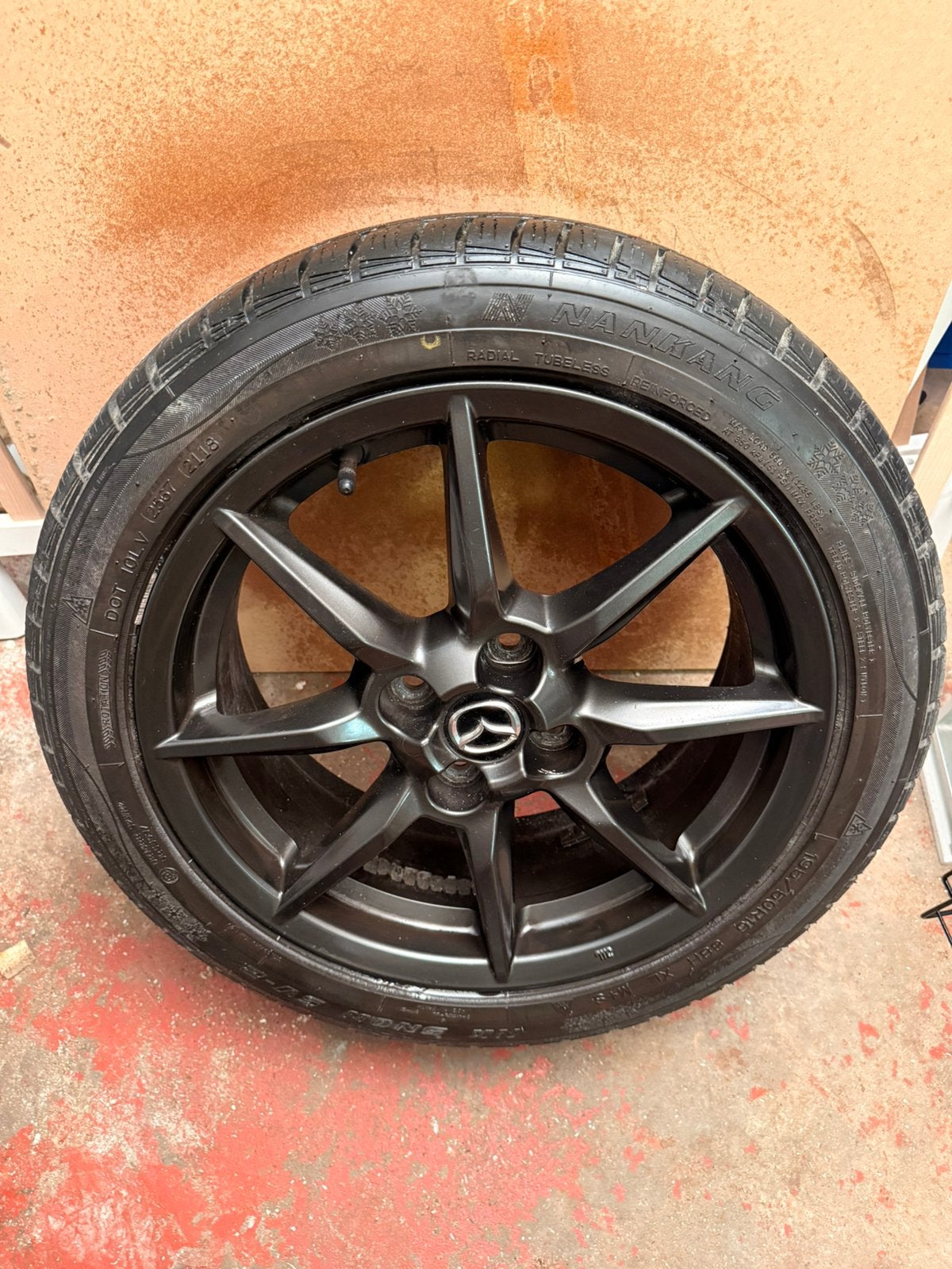 Jantes Mx5 ND + pneus hiver, Ophalen, Gebruikt, 16 inch, Winterbanden