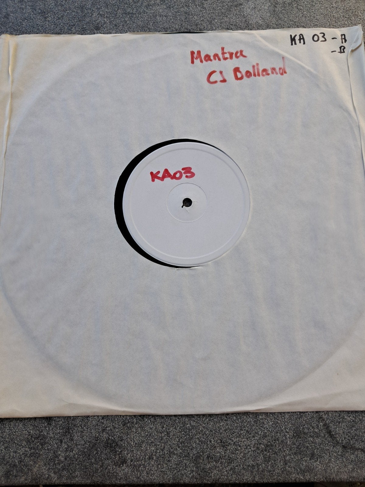 12 inch CJ Bolland, Cd's en Dvd's, Ophalen of Verzenden, Gebruikt, 12 inch, Techno