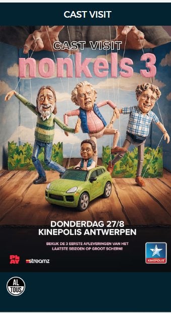 Nonkels 3 avant première met Cast visit, Tickets en Kaartjes, Twee personen, Comedy, Overige typen