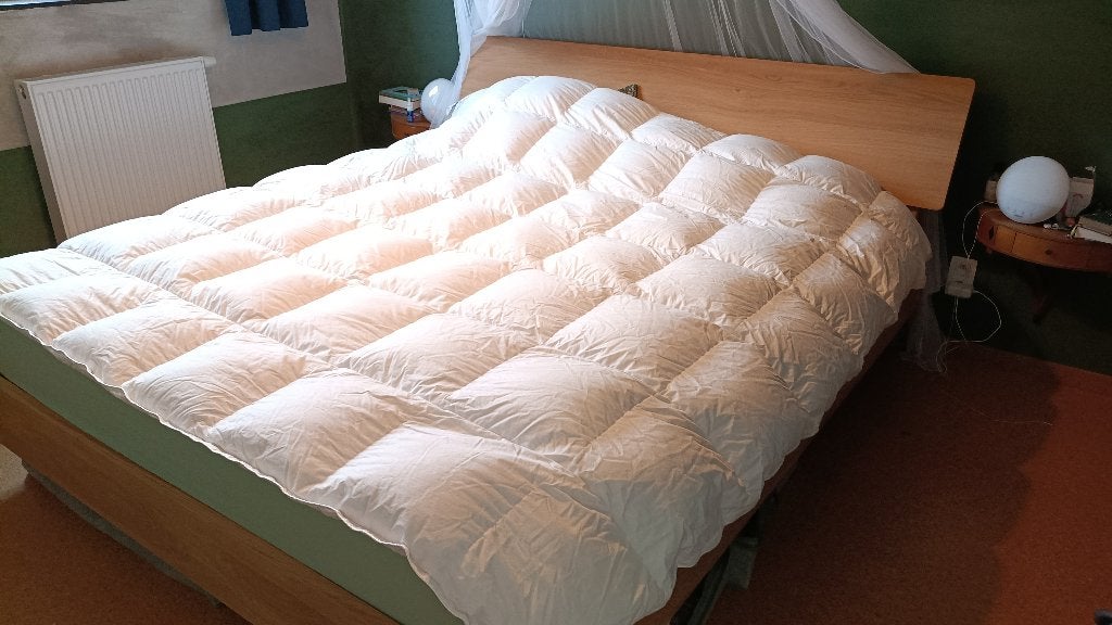 Donsdeken, Ophalen, Anti-allergisch, Wit, Tweepersoons