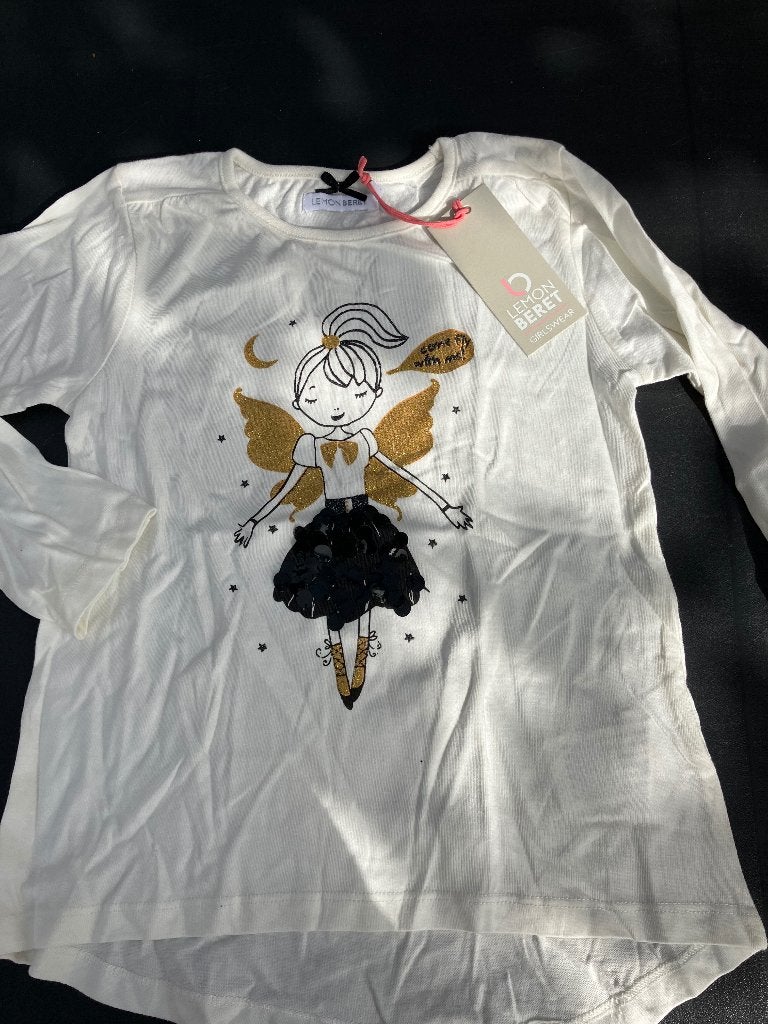 Longsleeve Nieuw 122-128, Kinderen en Baby's, Kinderkleding | Maat 122, Meisje, Lemon Beret, Nieuw, Ophalen of Verzenden