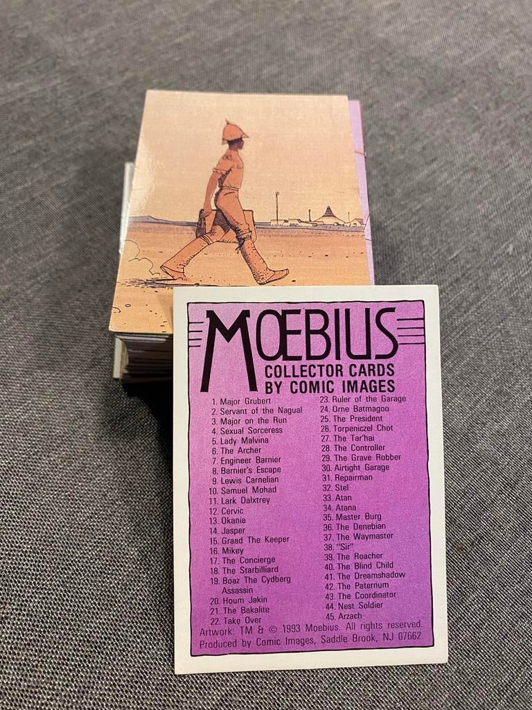 Moebius verzamelkaarten, Ophalen of Verzenden, Zo goed als nieuw