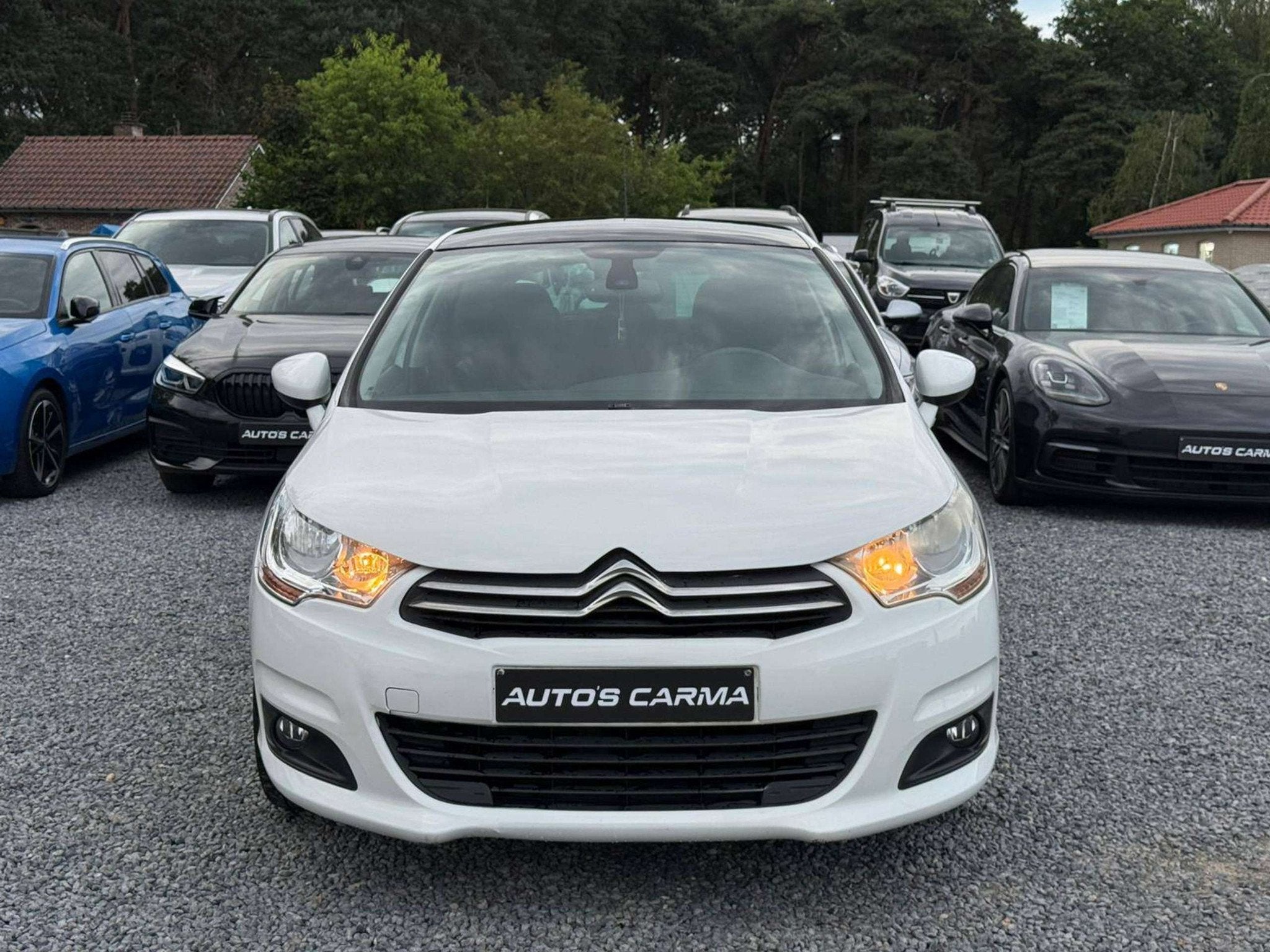 Citroën C4 Benzine Airco Panoramische Dak Manueel, Auto's, Euro 5, Stof, Gebruikt, 4 cilinders