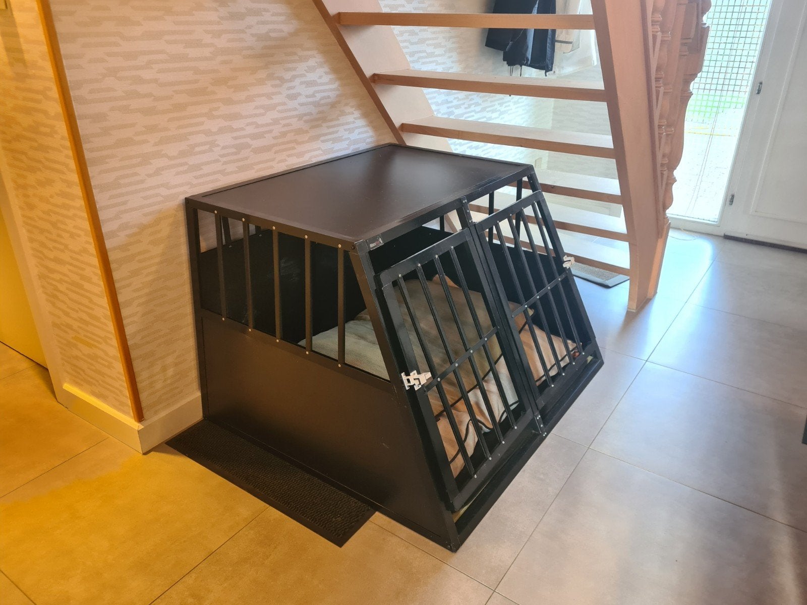 MaxxPet autobench - 2 deurs hondenbench voor autokoffer, Dieren en Toebehoren, Ophalen, Gebruikt