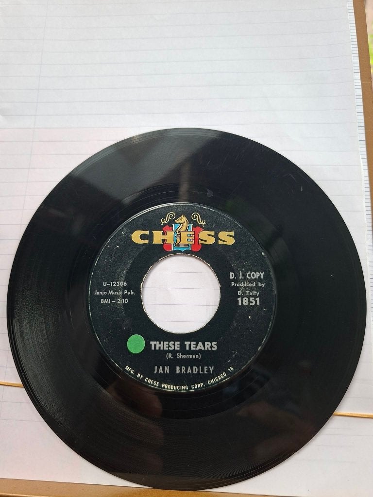 Popcorn Groove/Jan Bradley - Deze tranen, Gebruikt, 7 inch, Originele persing, Ophalen of Verzenden